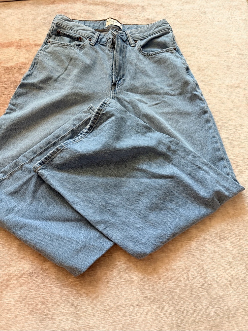 Abercrombie Jeans Wide Leg Soft 27 Short - Picture 4 of 7